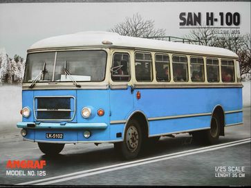 Model kartonowy: autobus SAN H-100