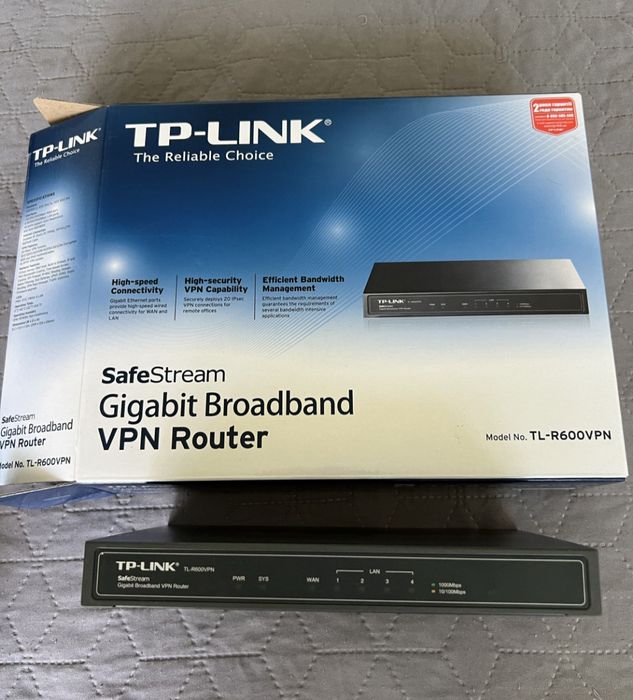 Гигабитный Роутер мультиван TL-R600vpn, V4!!!