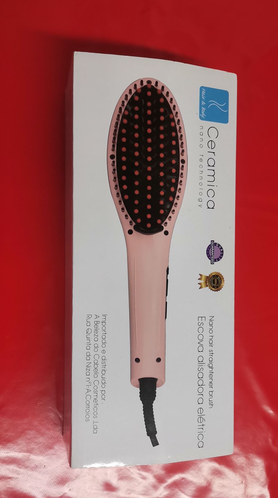 Escova alisadora elétrica
