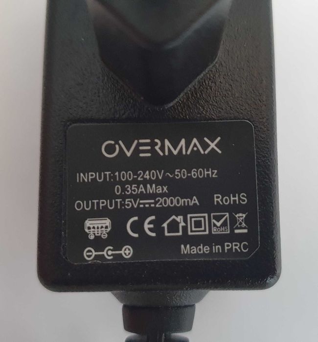 Ładowarka USB 5V 2A micro usb OVERMAX