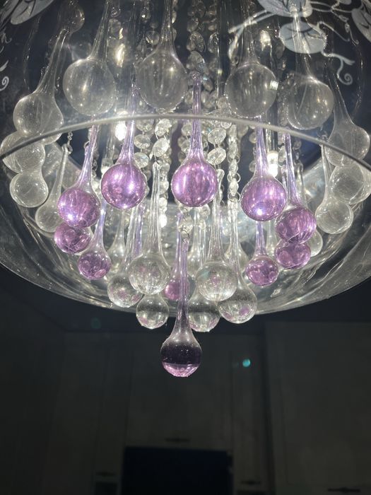 Żyrandol z kryształkami