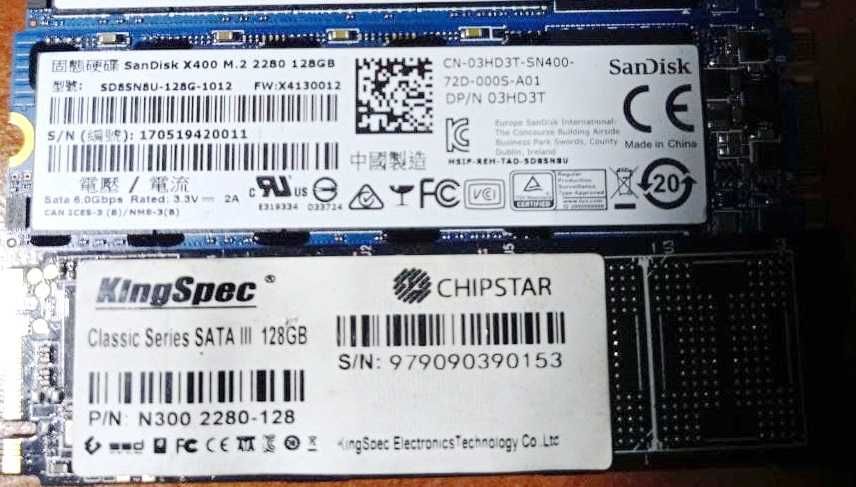 SSD M.2 128G проверенная память