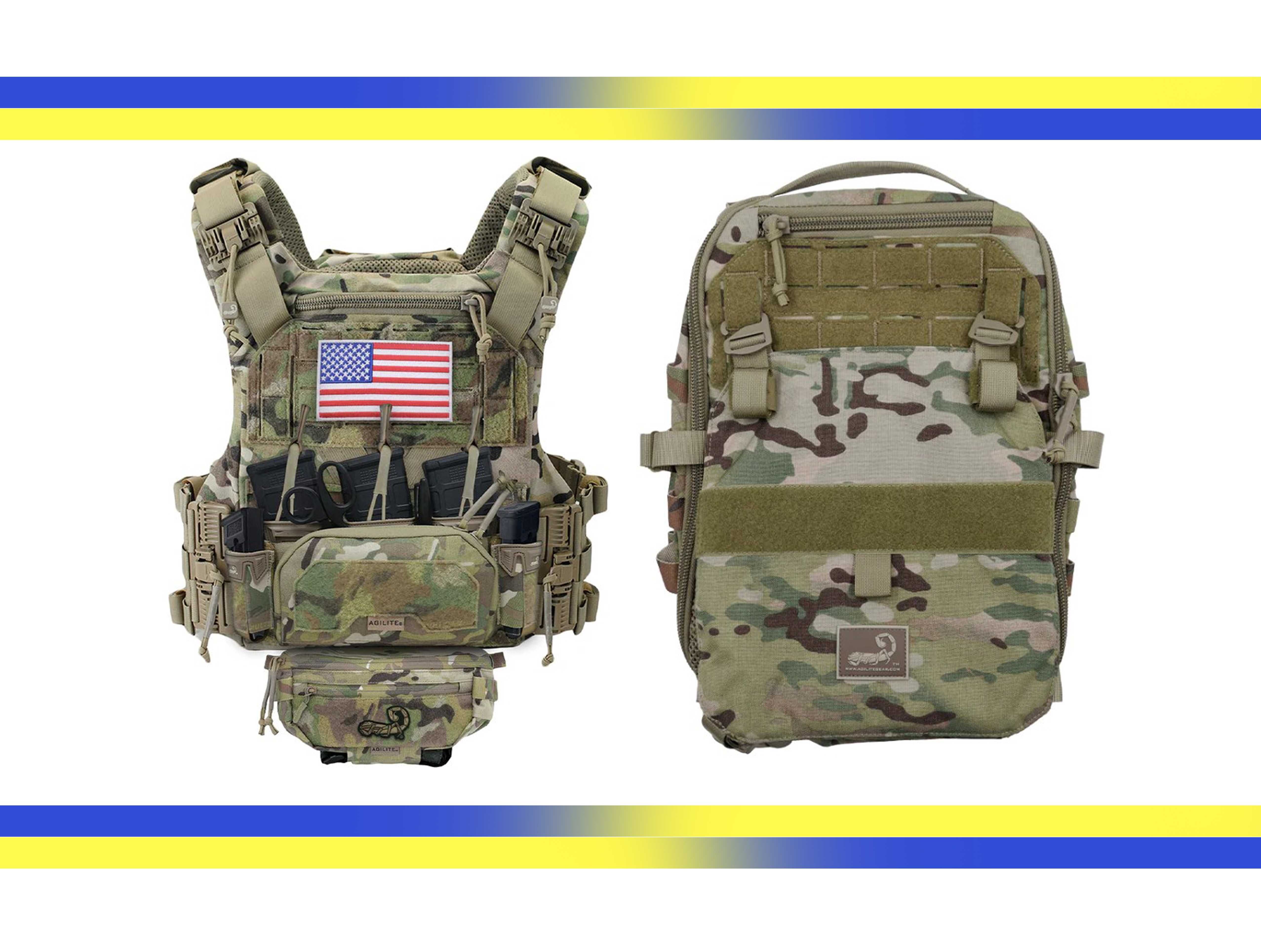 Плитоноска AGILITE K19 3.0 K-ZERO SUB-ZERO AMAP III Assault multicam