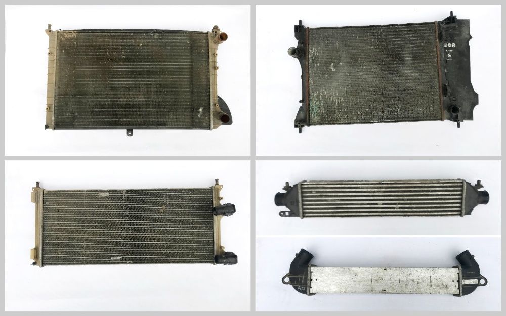 Радиатор 1.3 1.6 1.9 основной интеркуллера кондиционера Doblo Добло