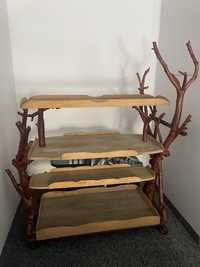 Wozki drewniane/wozek na wiejski stol