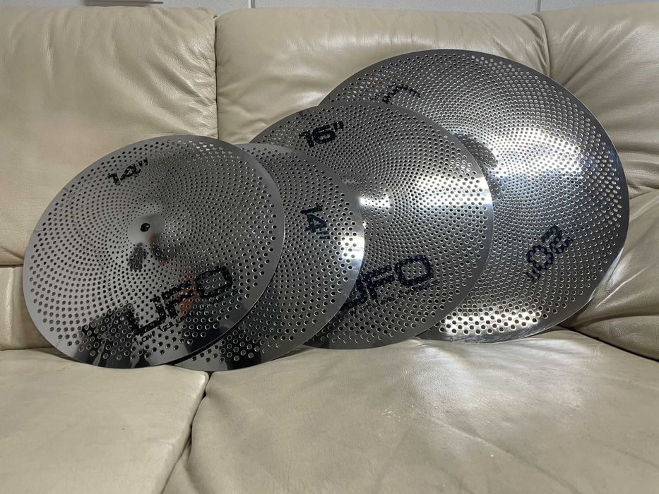 UFO low volume cymbal set - Ciche talerze, ZESTAW 14,16,20