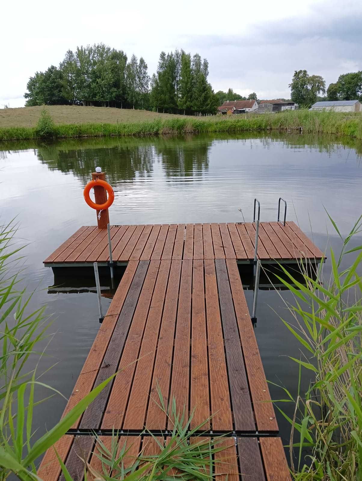 Pomost pływający Pomosty pływające Przystań Dok Skuter Wodny Kajak