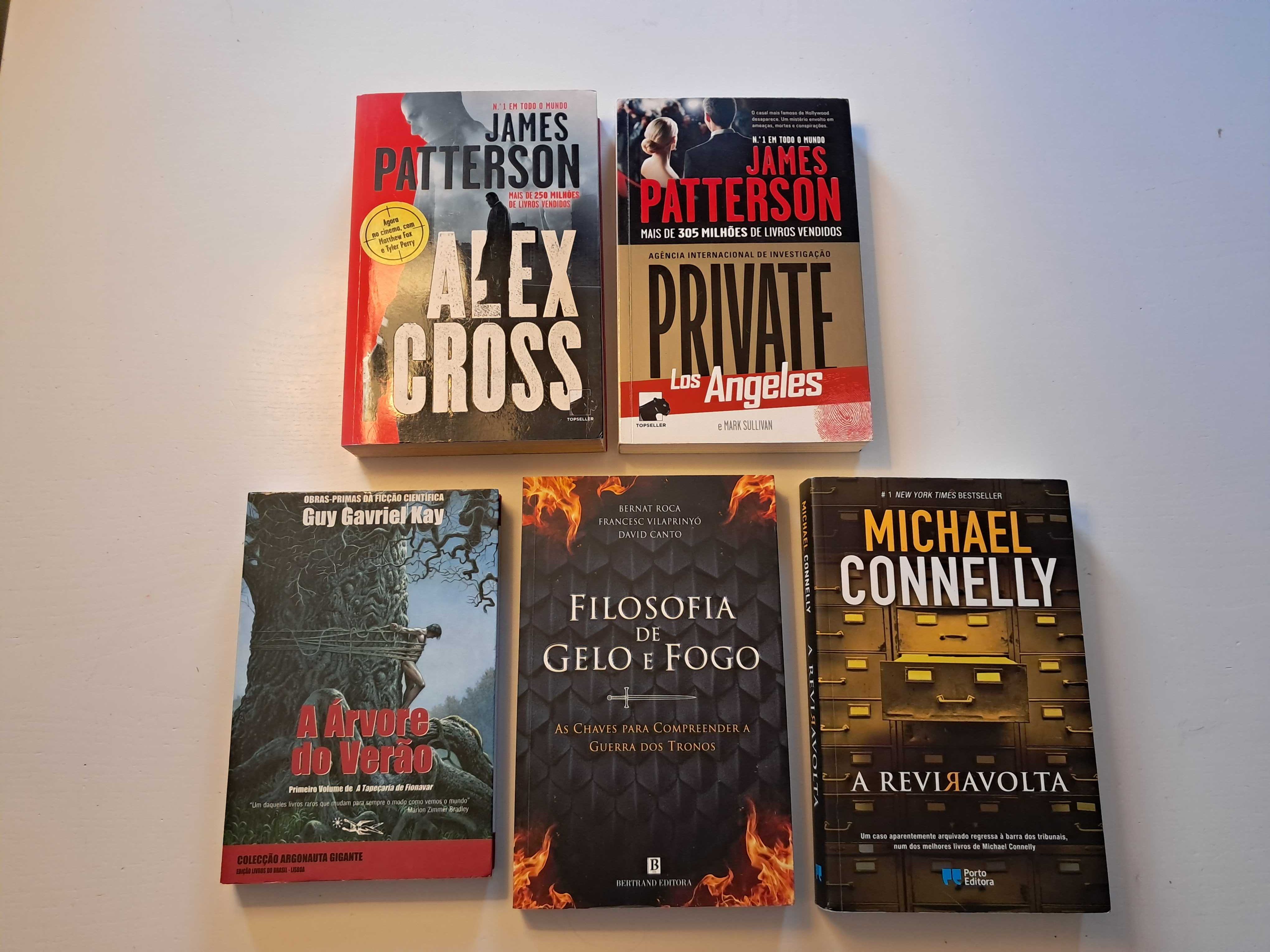 Livros policiais, espionagem e aventura de autores internacionais