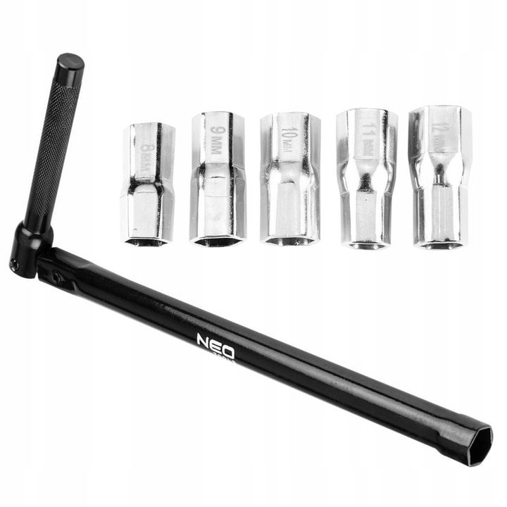 Neo Klucz Do Armatury Baterii Kranów Łamany Hydraul. 250mm 6 Nasadek 8