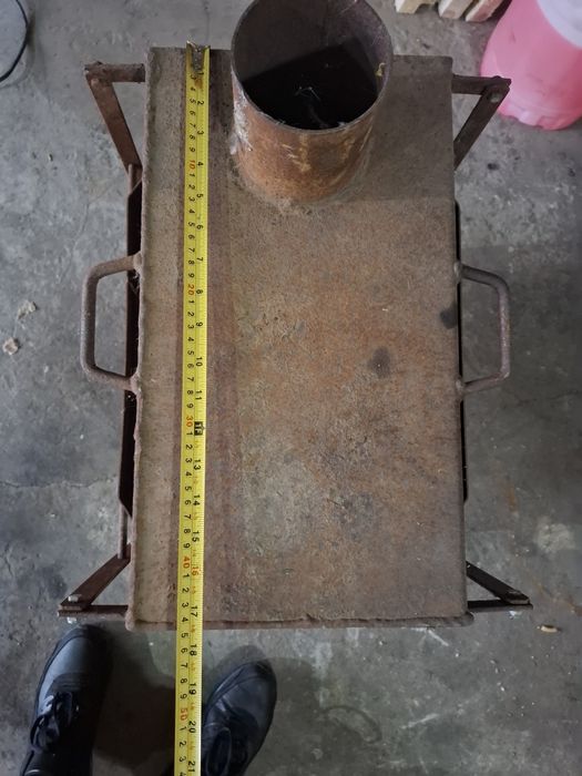 В продаже буржуйка без труб для дымохода