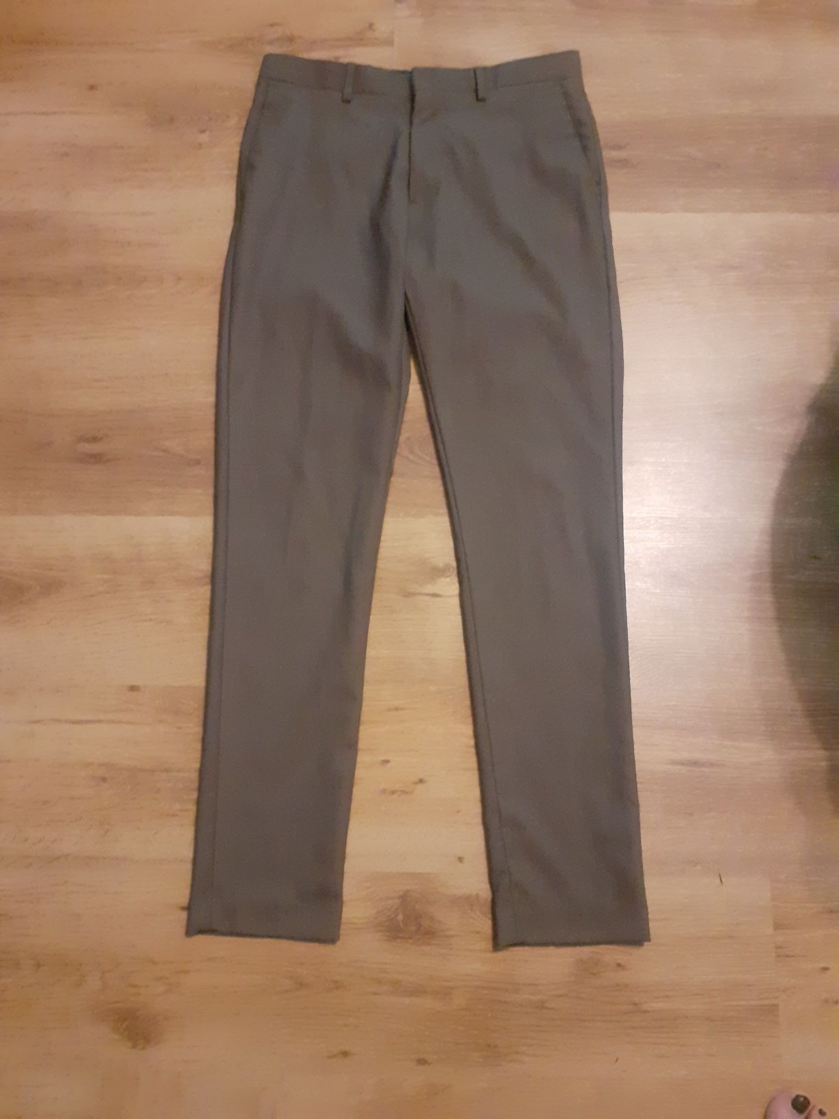 Spodnie zara eleganckie garniturowe męskie