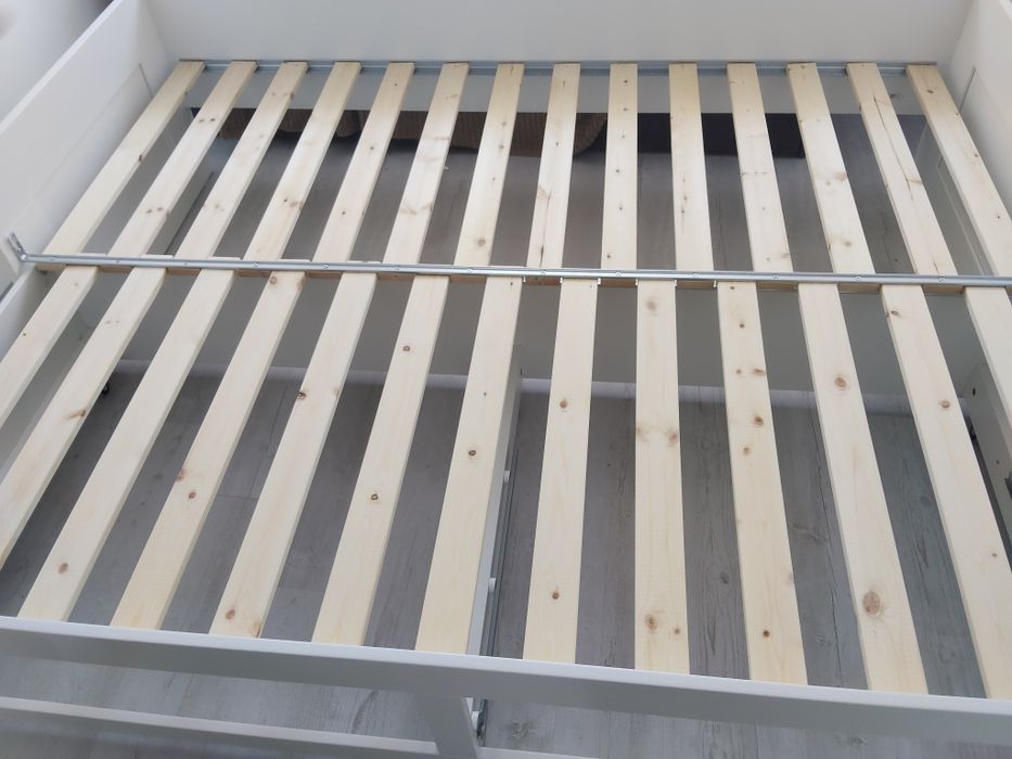 Łóżko Brimnes IKEA 160/200+ 2x materac.