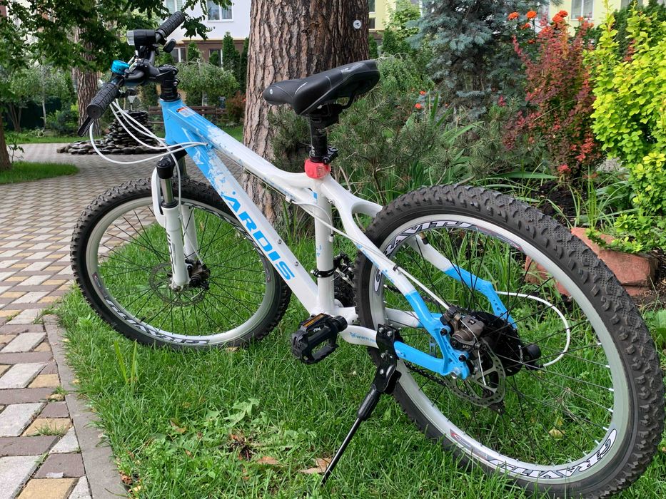 Велосипед Ardis MTB AL "LX-200 Eco" 24". рама 15,5" біло-голубий