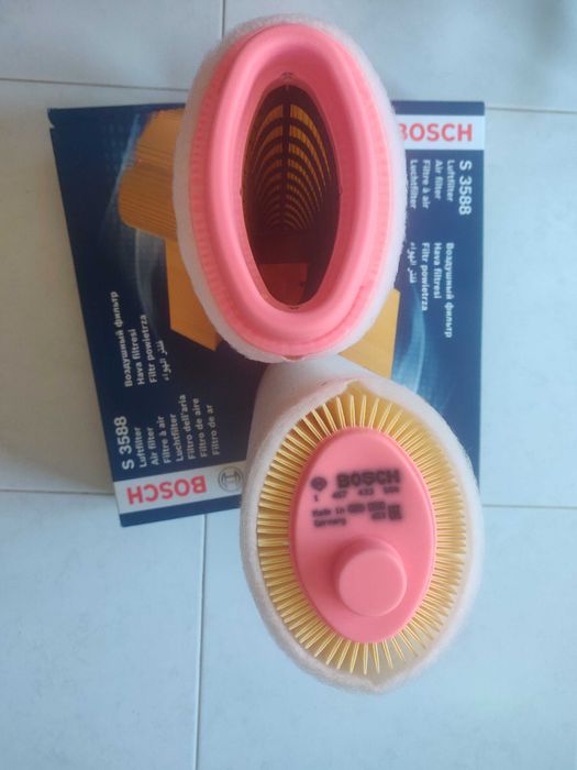 Filtro Ar BMW (Bosch) e escovas Bosch Aerotwin AP19 U e AP24 U
