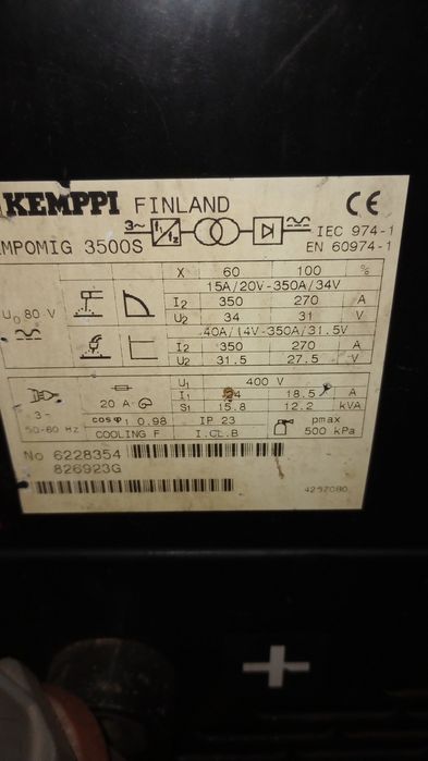 Spawarka Kemppi 3500 s