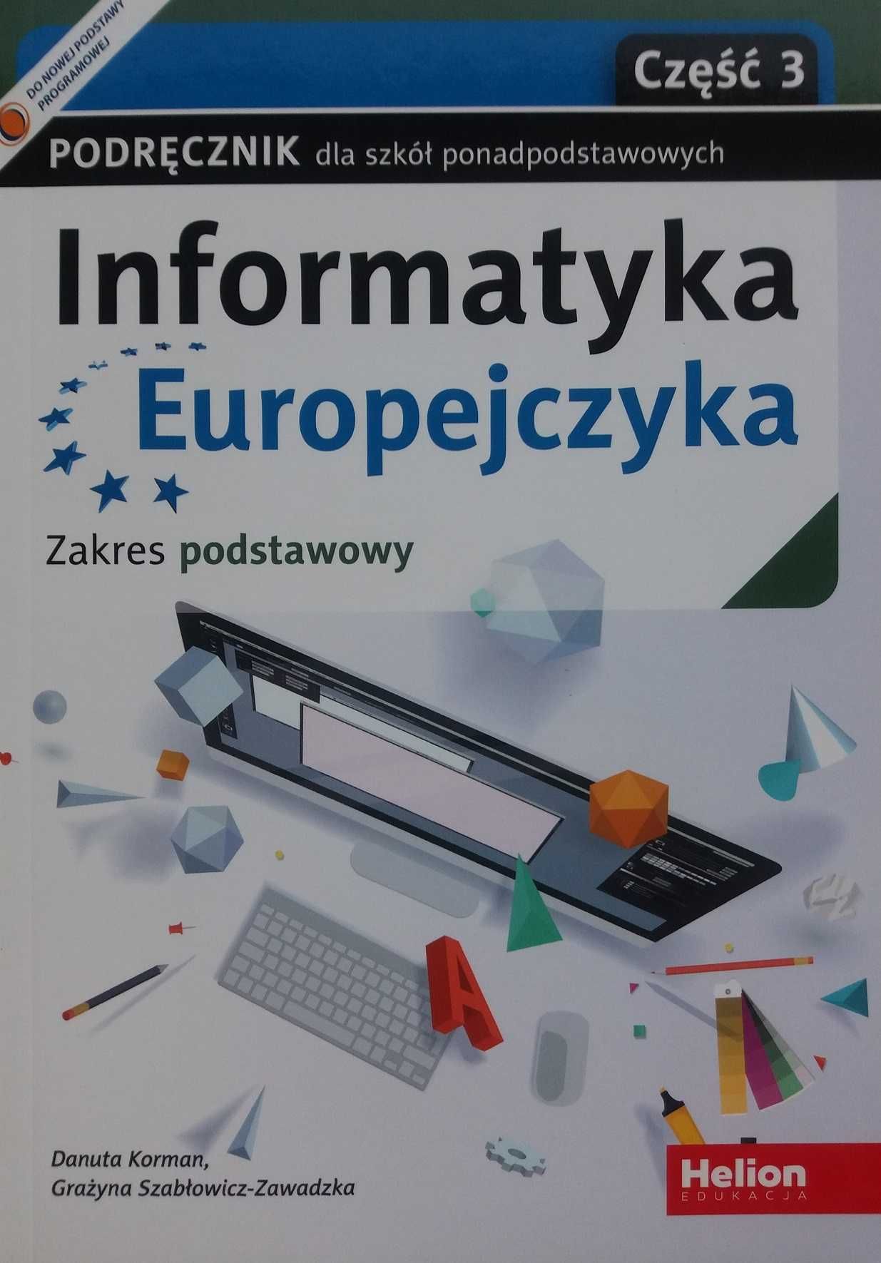 Informatyka Europejczyka część 3 ZP podr. Helion