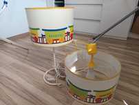 Lampa sufitowa i lampka nocna do pokoju dziecięcego
