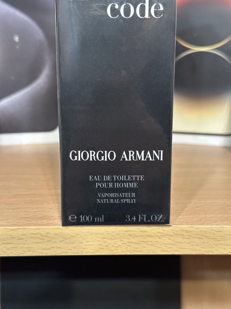 Духи Парфум Armani Code 100мл, Нові, Чоловічі, В Плівці