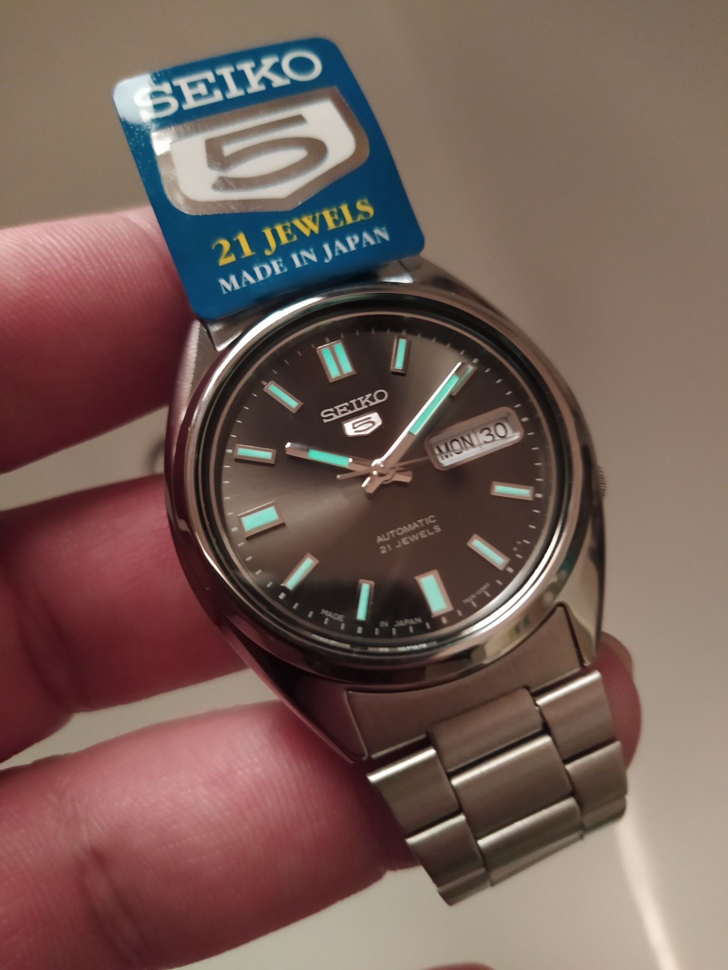 *NOVO* Seiko 5 automático 37 mm SNXS79J1 MADE IN JAPAN