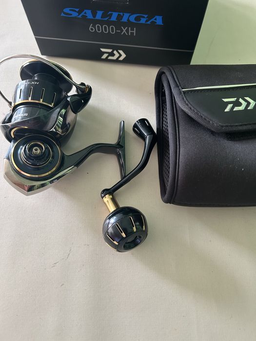 Carreto Daiwa Saltiga 6000 HX como Novo