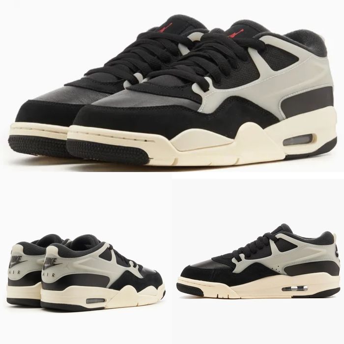 Чоловічі оригінальні кросівки Nike Air Jordan 4 RM Black Sail