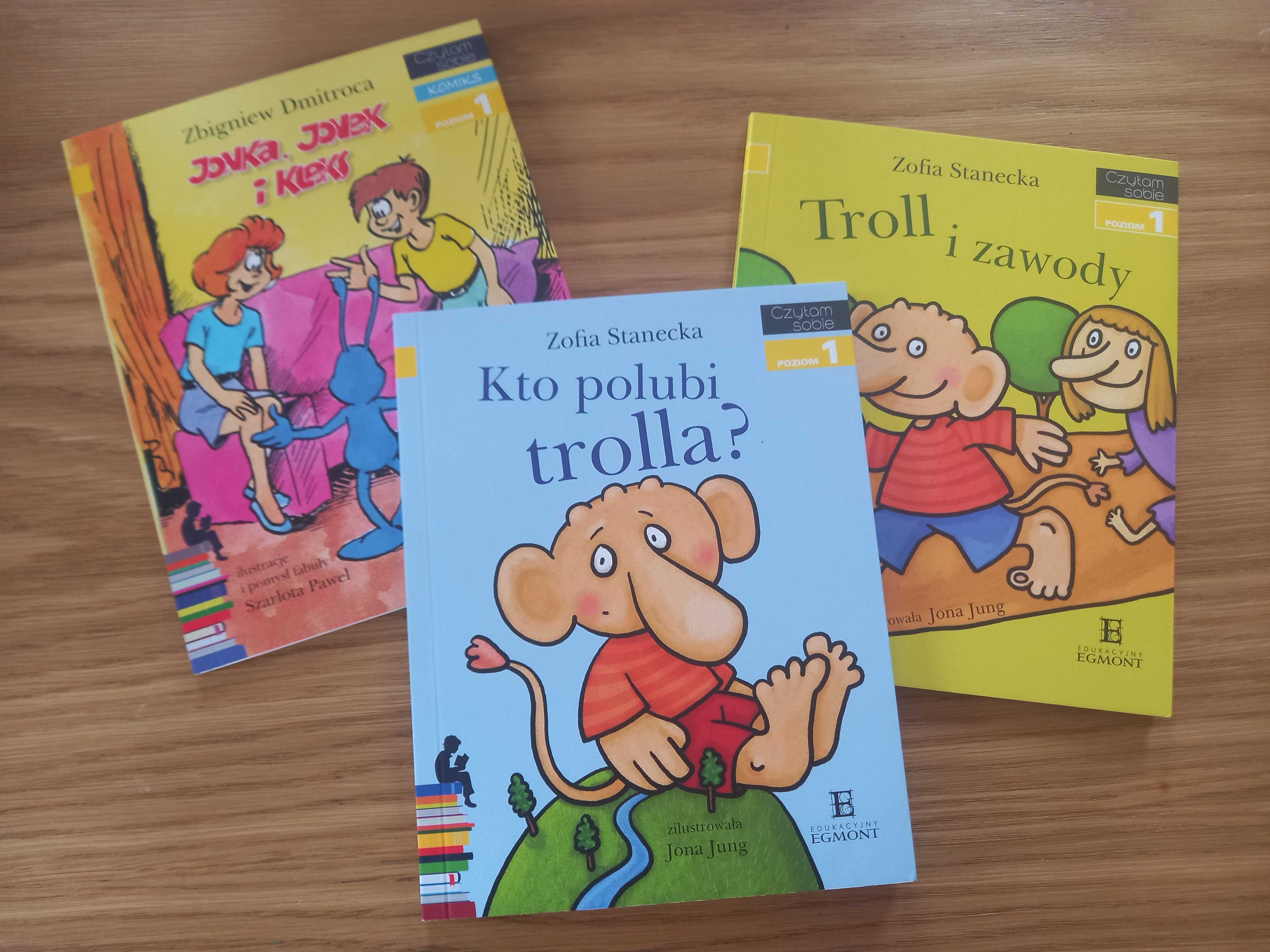 Czytam sobie 1 Troll i zawody Jonka, Jonek i Kleks Kto polubi Trolla