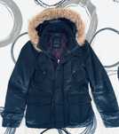 Parka preta da Zara
