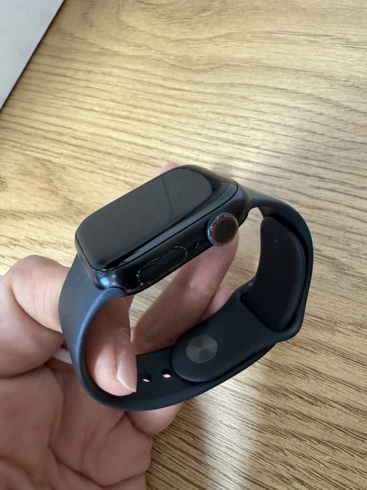 Apple watch seria 7 czarny series 7 41mm gps + cellular