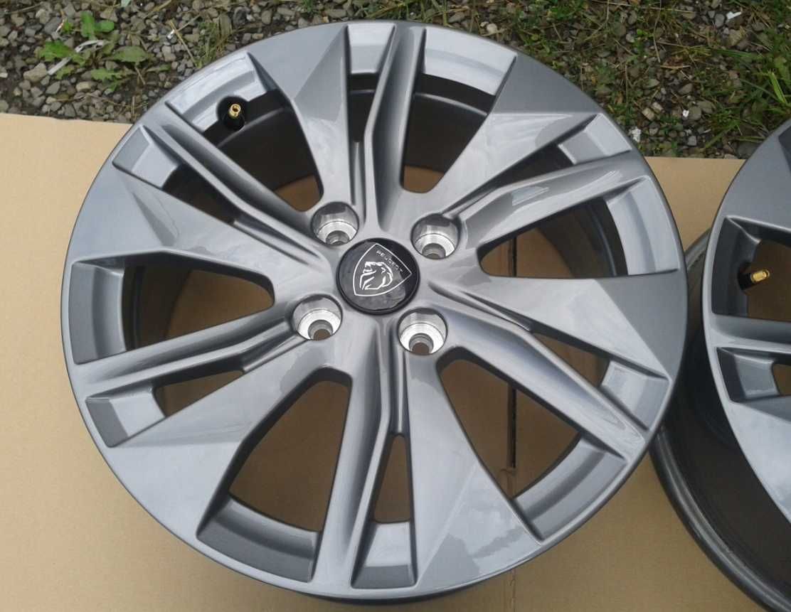 oryginalne nowe felgi r16 szare peugeot 208  2008 nowy model 6,5j et32
