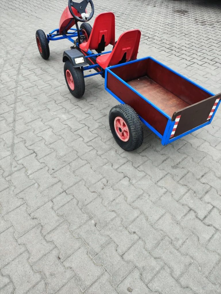 Gokart berg dwuosobowy z przyczepką odbiór osobisty