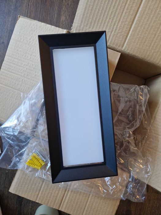 Highsam 2 szt. lampy ścienne LED 24W IP65 do ogrodu i tarasu