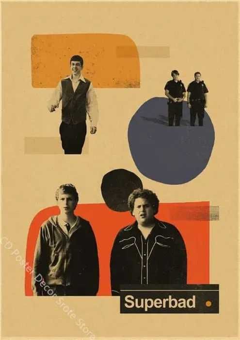 3 x plakat filmowy bękarty juno superbad