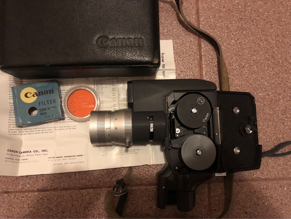 1960er Jahre vintage Canon reflex zoom 8-2 filmkamera 8MM
