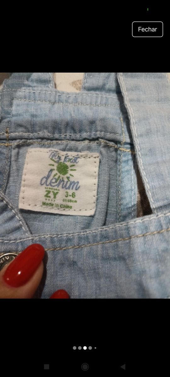 Jardineiras menino bebe