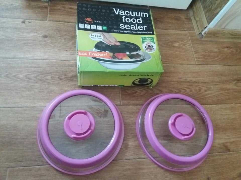 Вакуумная крышка Vacuum food sealer многоразовая 19 см