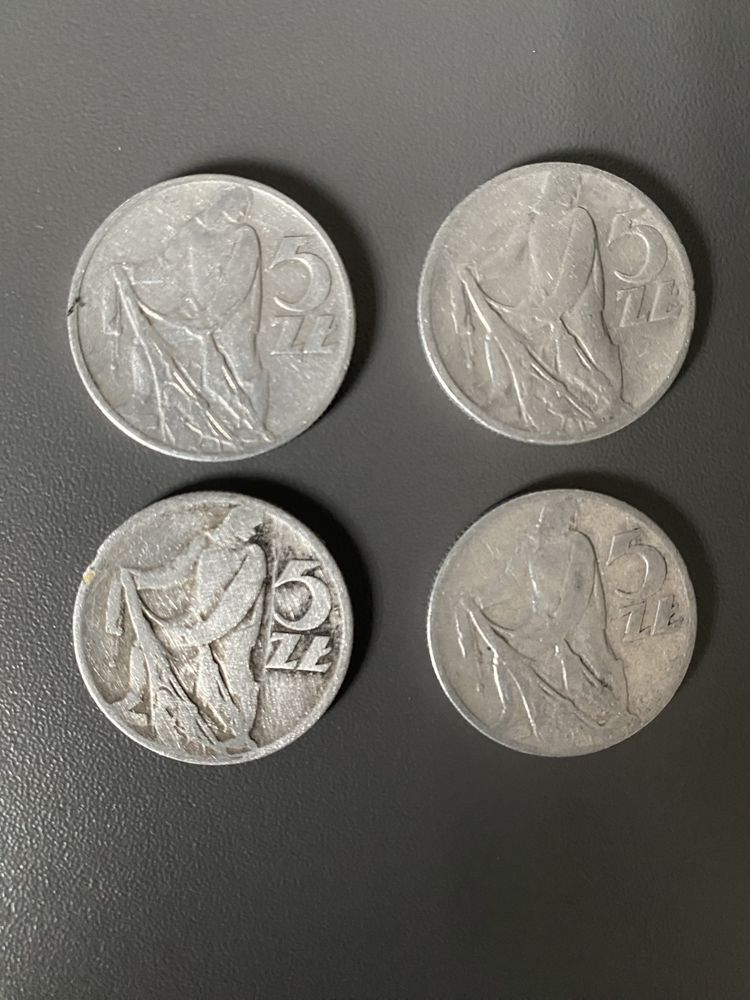 monety 5zł z rybakiem 1959 rok