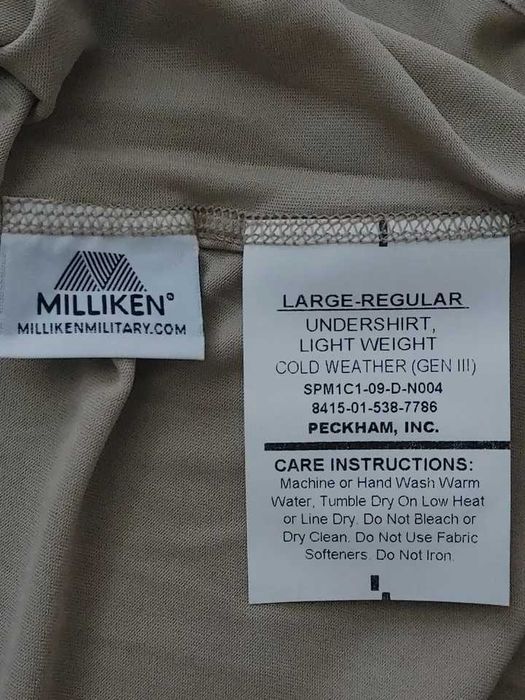 термобілизна армії США КОМПЛЕКТ level 1 GEN III ECWCS