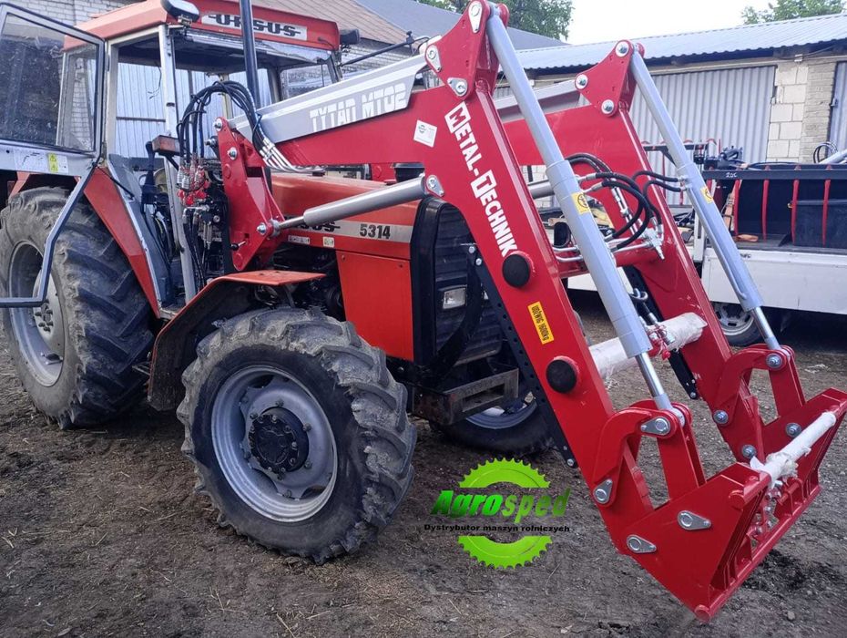 Tur Ładowacz Metal Technik , Zetor, Ursus MTZ, Case MONTAŻ, Transport