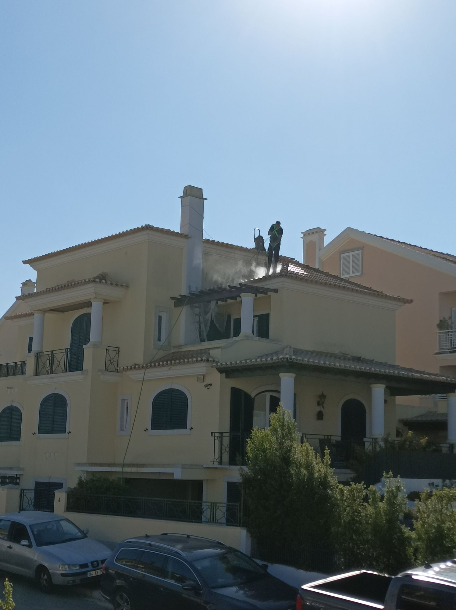 Lavagem de telhados