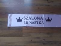 Szarfa urodzinowa