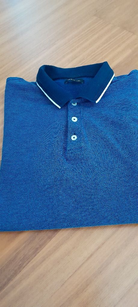 Polo Cortfiel azul como nova