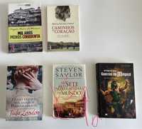Livros diversos em português de vários autores