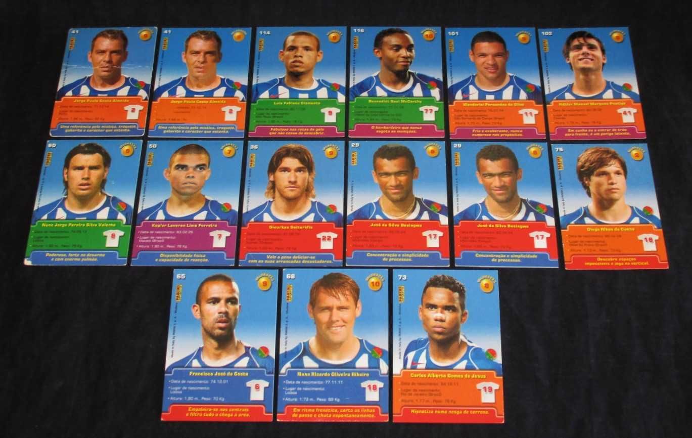 Cartões Cartas Mega Craques Futebol Panini Porto
