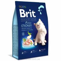 Brit Premium (Брит Премиум) by Nature Cat Kitten Chicken 1,5кг