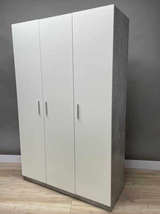 Шафа "Вікторія" Білий.Трьохдверна з поличками.Шкаф в спальню.Меблі.