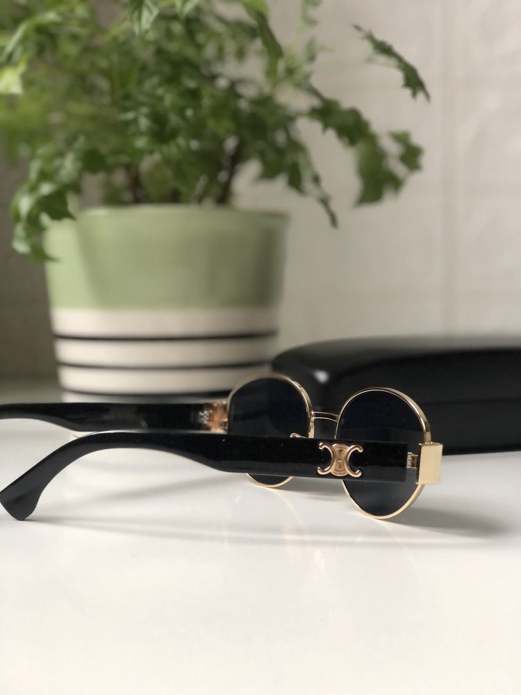 Okulary przeciwsolcowe w stylu Celine