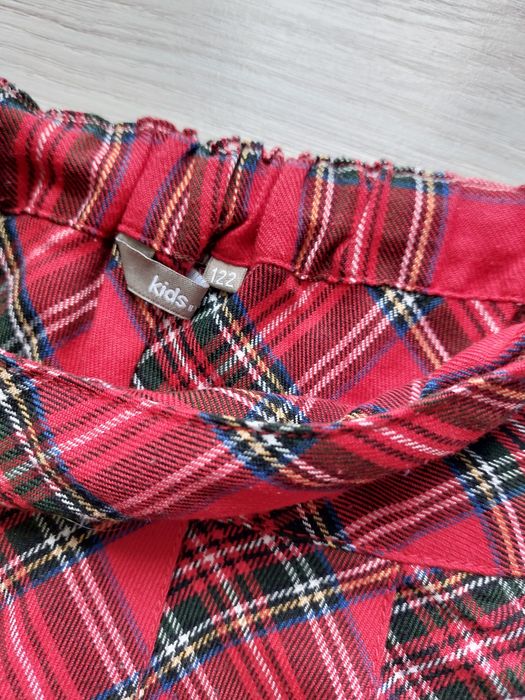 Spódnica 122 czerwona krata