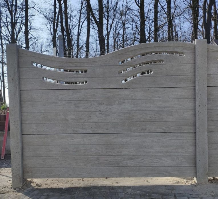 Ogrodzenia, płoty, BETONOWE MONTAŻ