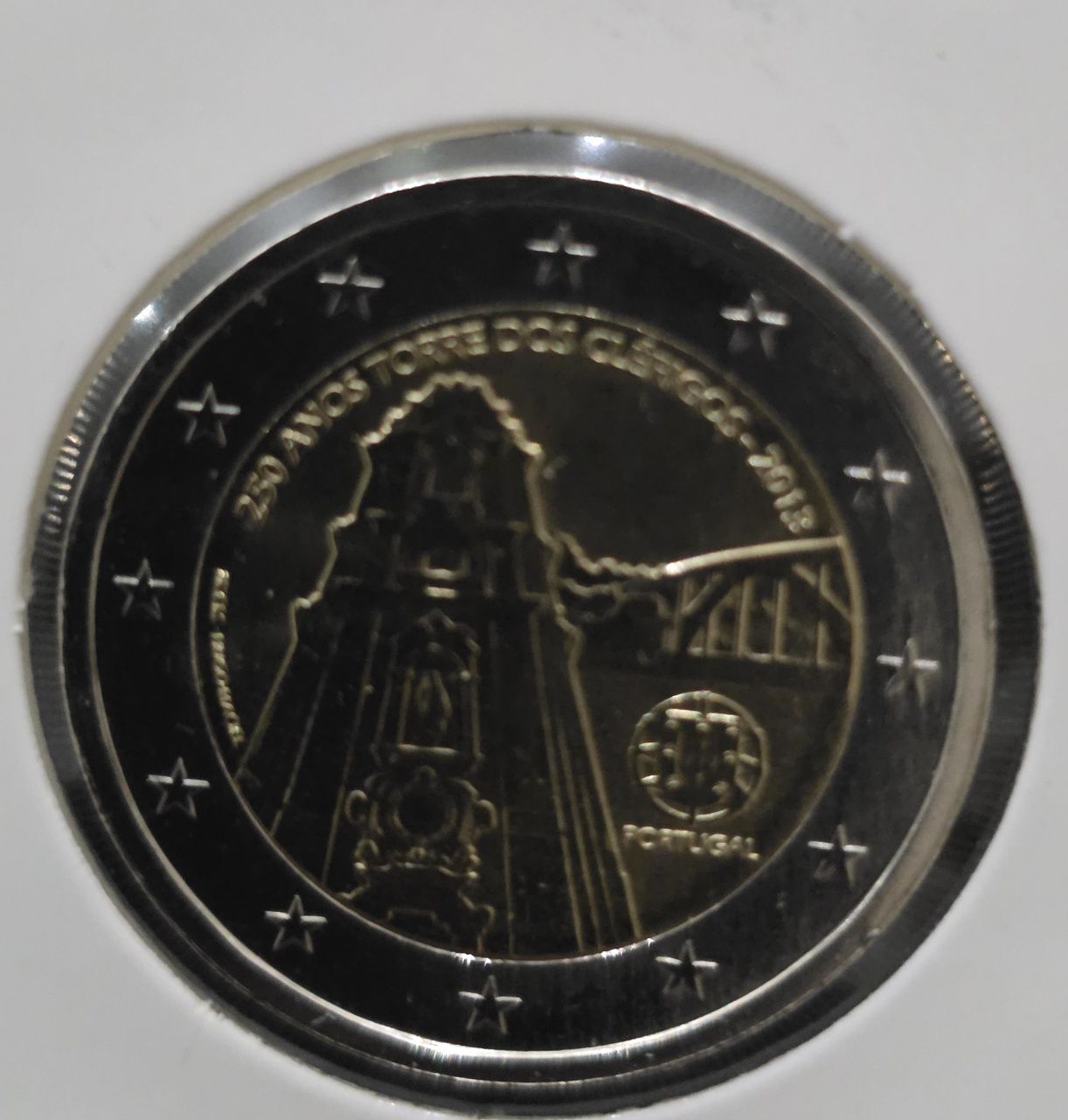 2 eur Portugal torre dos clérigos unc