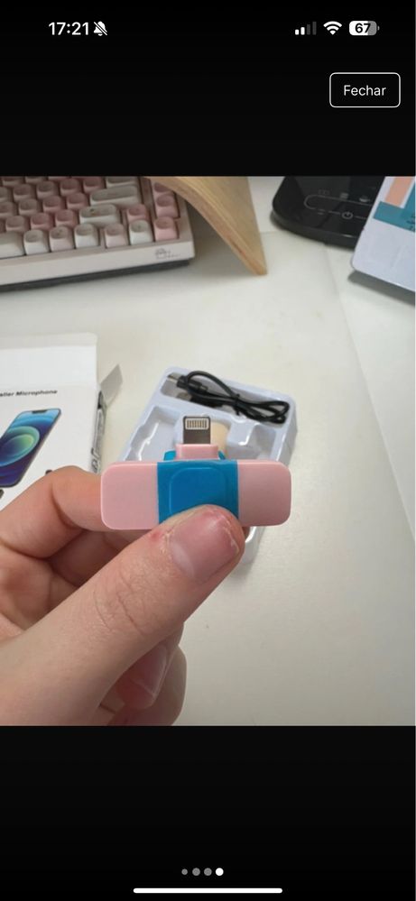 Microfone de lapela
